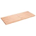 Dessus de table bois massif traité bordure assortie