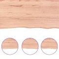 Dessus de table bois massif traité bordure assortie