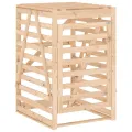 Abri pour poubelle sur roulettes 84x90x128,5 cm bois massif pin