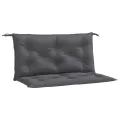 Coussins de banc de jardin lot de 2 anthracite tissu Oxford