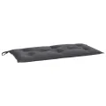 Coussins de banc de jardin lot de 2 anthracite tissu Oxford
