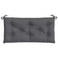 Coussins de banc de jardin lot de 2 anthracite tissu Oxford