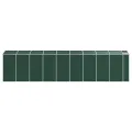 Abri de jardin vert 191x810x198 cm acier galvanisé