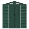 Abri de jardin vert 191x215x198 cm acier galvanisé