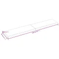 Dessus de table bois massif traité bordure assortie