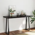 Dessus de table bois massif traité bordure assortie