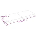 Dessus de table bois massif traité bordure assortie