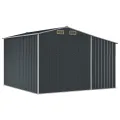 Abri de jardin anthracite 277x279x179 cm acier galvanisé