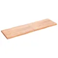 Dessus de table bois massif traité bordure assortie