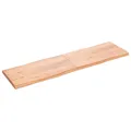 Dessus de table bois massif traité bordure assortie