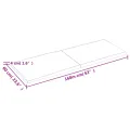 Dessus de table bois massif traité bordure assortie