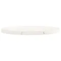 Dessus de table rond blanc Ø60x3 cm bois de pin massif