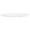 Dessus de table rond blanc Ø80x3 cm bois de pin massif