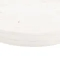 Dessus de table rond blanc Ø40x3 cm bois de pin massif
