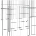 Cage à lapin 5 panneaux 541x109x54 cm Fer galvanisé