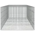 Cage à lapin 4 panneaux 217x79x54 cm Fer galvanisé