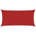 Voile d'ombrage 160 g/m² Rouge 3x6 m PEHD