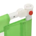 Barrière de sécurité de lit d'enfant Vert 190x25 cm Tissu