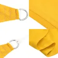 Voile d'ombrage 160 g/m² Jaune 2,5x3,5 m PEHD