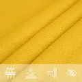 Voile d'ombrage 160 g/m² Jaune 2,5x3,5 m PEHD