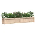 Jardinière 180x31x31 cm bois de pin massif