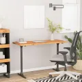 Dessus de bureau 120x60x2,5 cm rectangulaire bois massif acacia