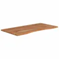 Dessus de bureau 120x60x2,5 cm rectangulaire bois massif acacia