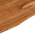 Dessus de bureau 120x60x2,5 cm rectangulaire bois massif acacia