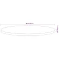 Dessus de table Ø80x3,8 cm rond bois massif d'acacia