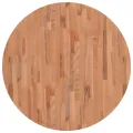 Dessus de table Ø90x4 cm rond bois massif de hêtre