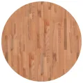 Dessus de table Ø90x4 cm rond bois massif de hêtre