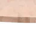Dessus de table Ø80x1,5 cm rond bois massif de hêtre