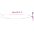 Dessus de table Ø80x1,5 cm rond bois massif de hêtre