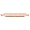 Dessus de table Ø80x1,5 cm rond bois massif de hêtre