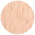 Dessus de table Ø80x2,5 cm rond bois massif de hêtre