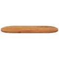 Dessus de table 110x50x3,8 cm ovale bois massif d'acacia