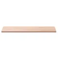 Dessus de table 80x40x1,5 cm rectangulaire bois massif de hêtre