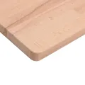 Dessus de table 70x70x1,5 cm carré bois massif de hêtre