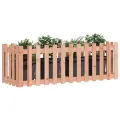 Lit surélevé de jardin design de clôture bois douglas massif