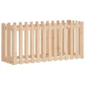 Lit surélevé de jardin design de clôture 150x50x70cm pin massif