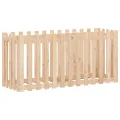 Lit surélevé de jardin design de clôture 150x50x70cm pin massif