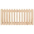Lit surélevé de jardin design de clôture 150x50x70cm pin massif