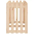 Lit surélevé de jardin design de clôture 150x50x70cm pin massif
