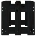Lit surélevé de jardin design de clôture 100x30x30cm pin massif