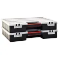 Boîtes d'assortiment 2 pcs 460x325x80 mm plastique