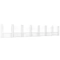 Panier de gabion en forme de U avec 8 poteaux Fer 860x20x150 cm
