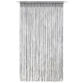 Rideau en macramé Anthracite 140x240 cm Coton