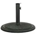 Socle de parasol Vert 45x45x30 cm Fonte
