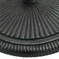Socle de parasol Vert 45x45x30 cm Fonte