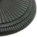 Socle de parasol Vert 45x45x30 cm Fonte